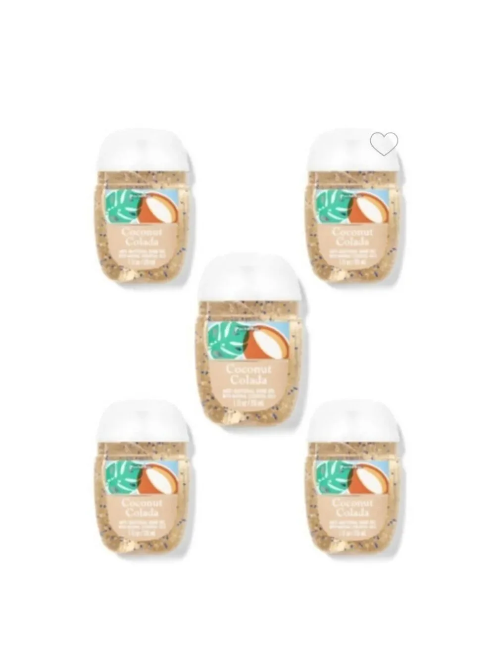 COCONUT COLADA POCKETBAC HAND SANITIZERS 5-PACK BY BATH & BODY WORKS